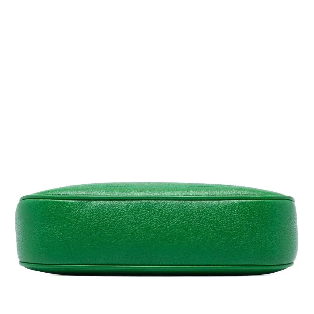 Gucci Small Calfskin Aphrodite Satchel Green Leather Very good - Inside View