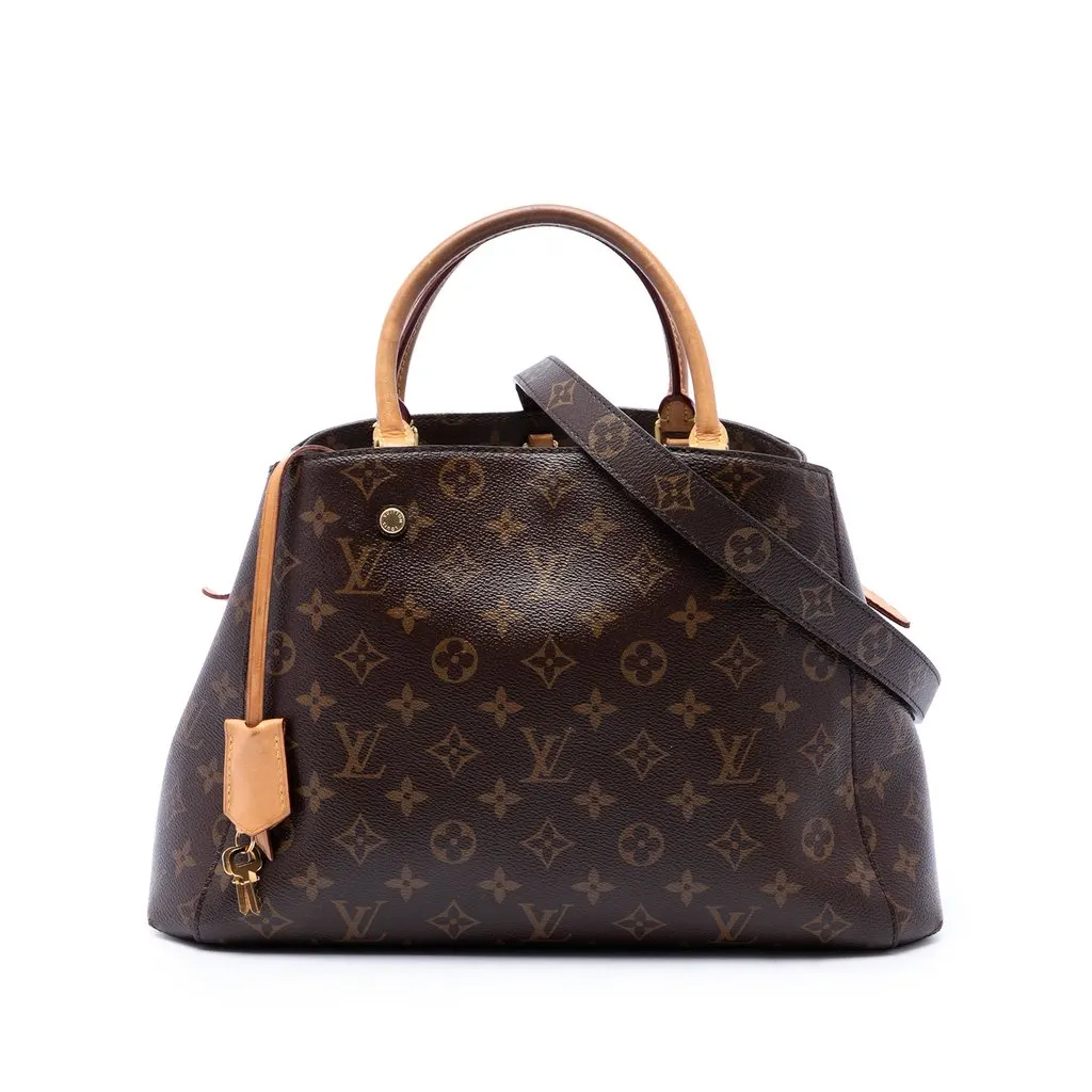 Louis Vuitton Monogram Montaigne BB Brown Very good - Front View