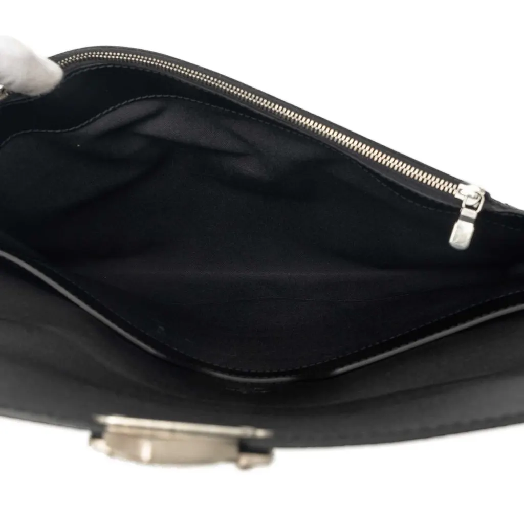 Louis Vuitton Taiga Minuto Black Leather Very good - Model View