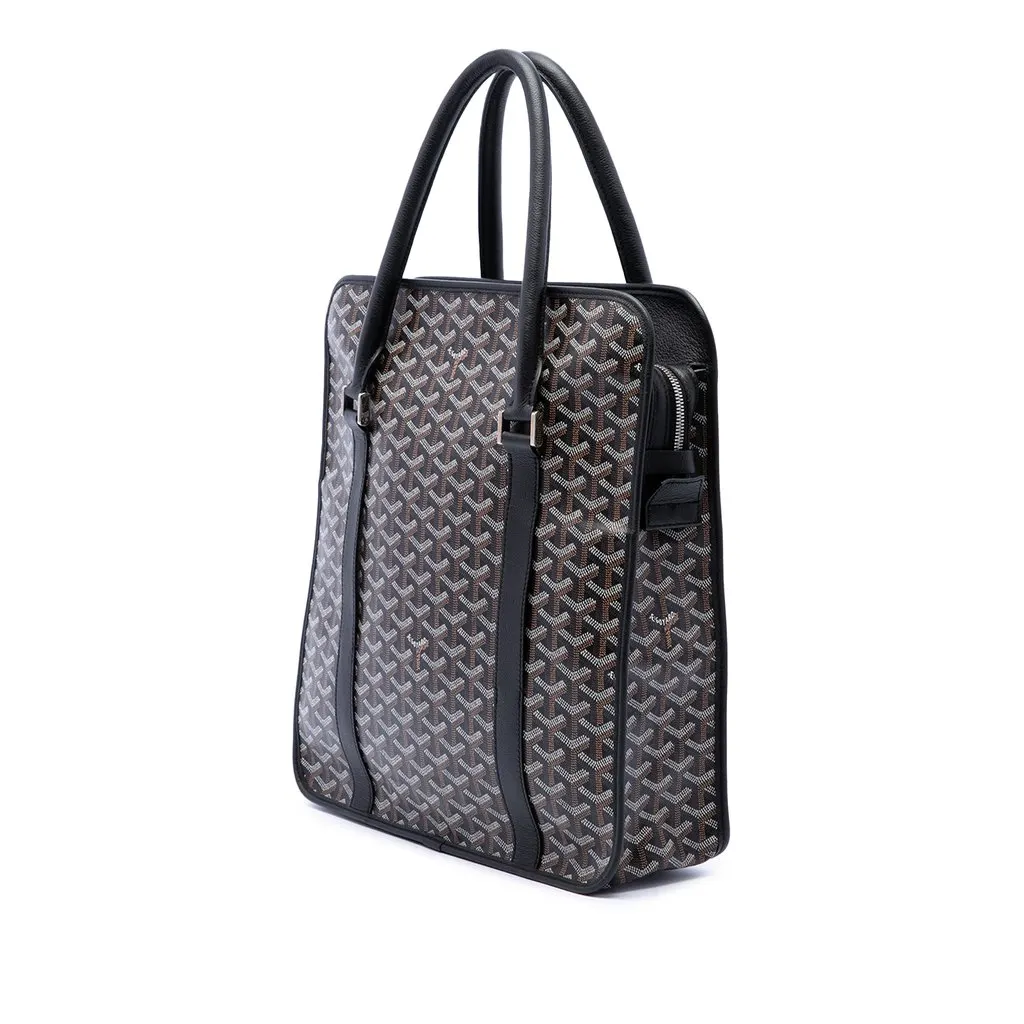 Goyard Goyardine Bourgogne Black Canvas Very good - Back View
