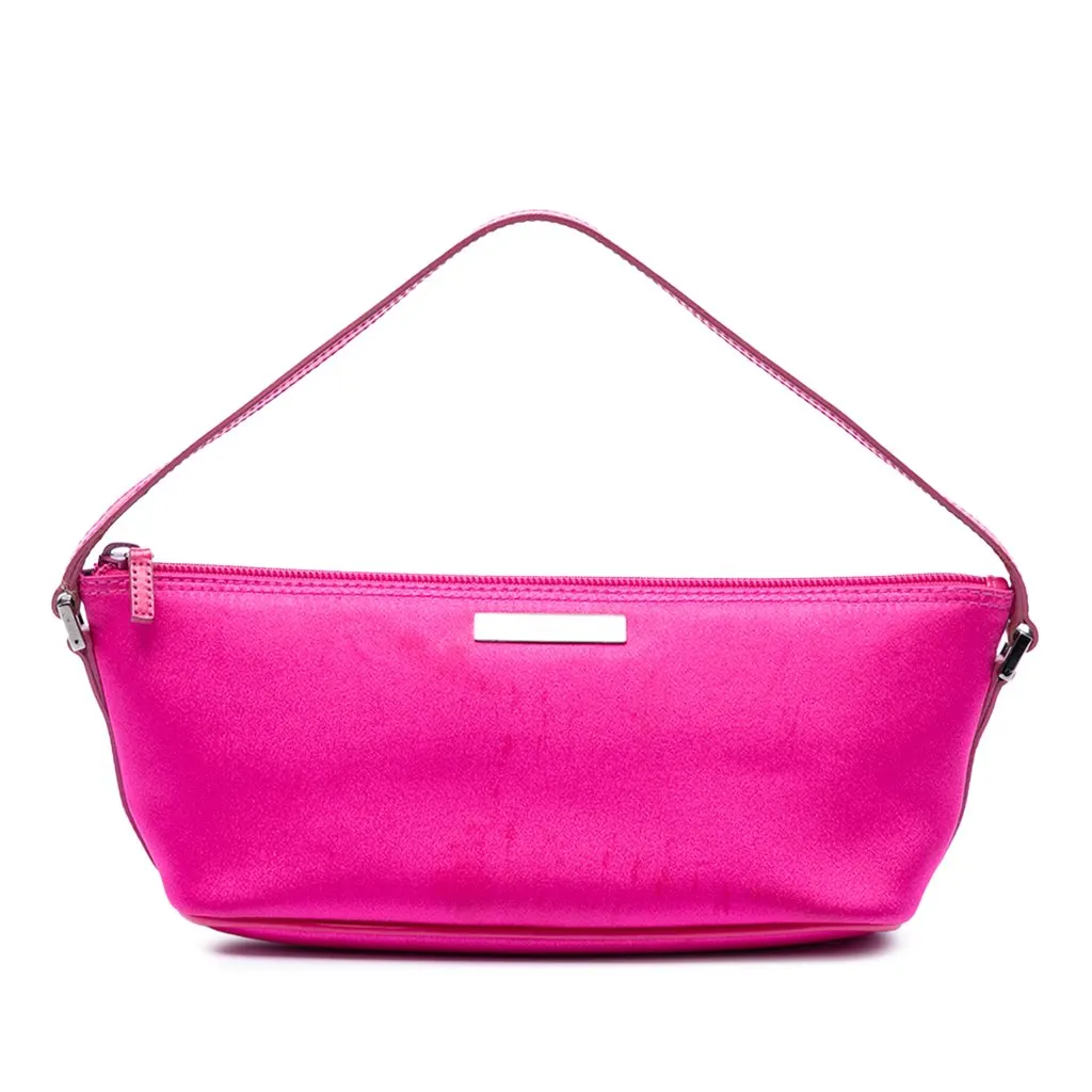 Gucci Nylon Boat Pink Polyamide Good - Front View