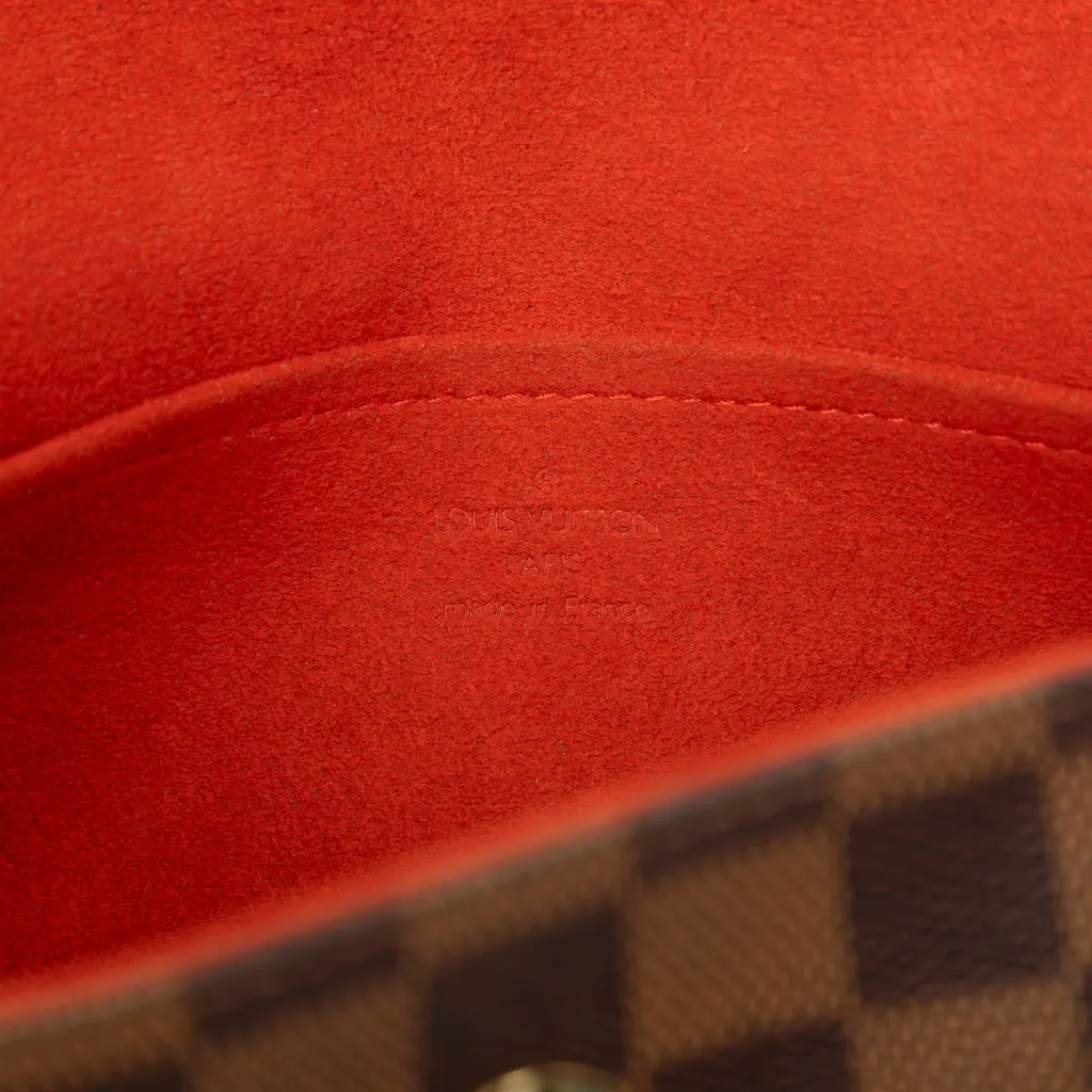 Louis Vuitton Damier Ebene Recoleta Brown Very good - Box View