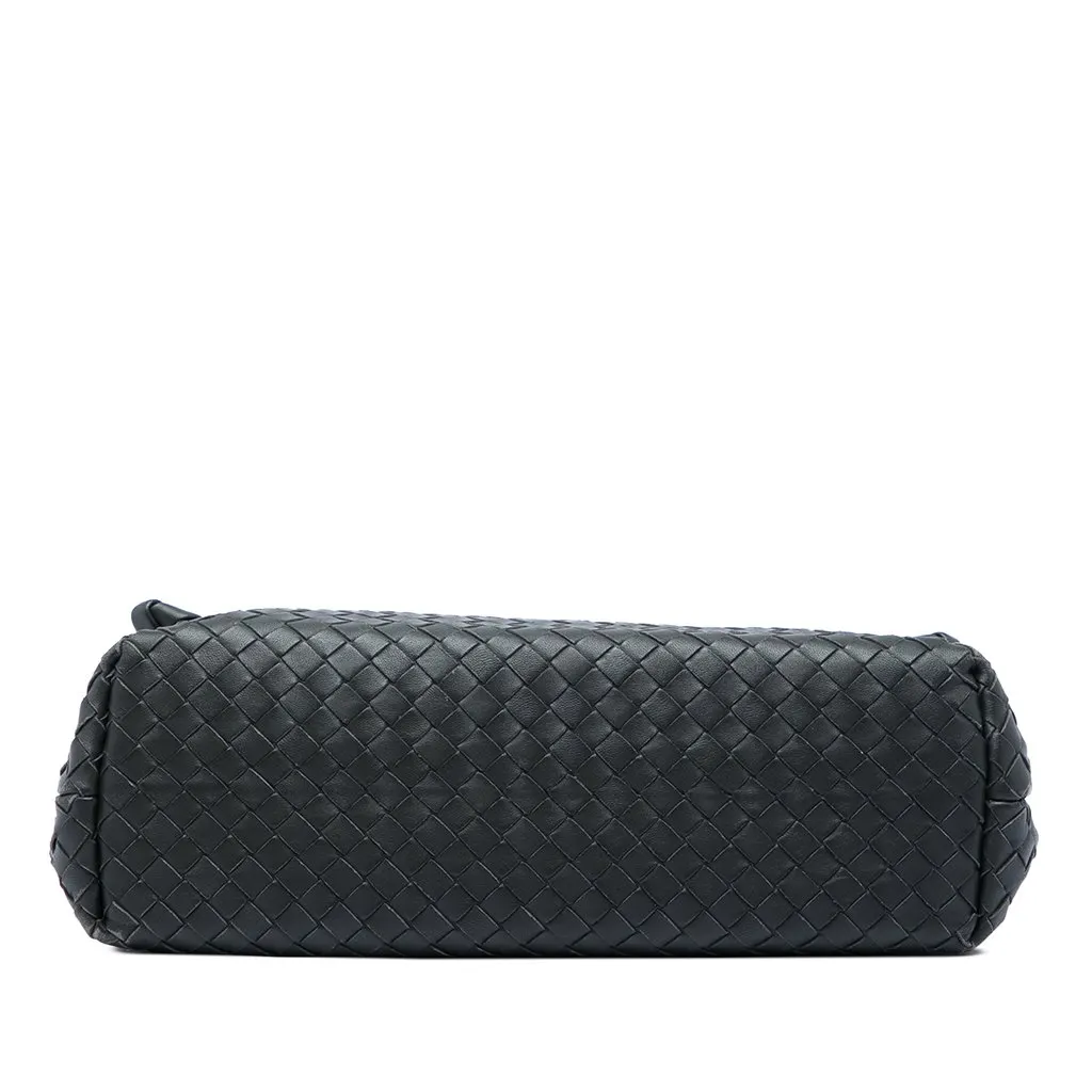 Bottega Veneta Medium Nappa Intrecciato Olimpia Shoulder Bag Black Leather Very good - Inside View
