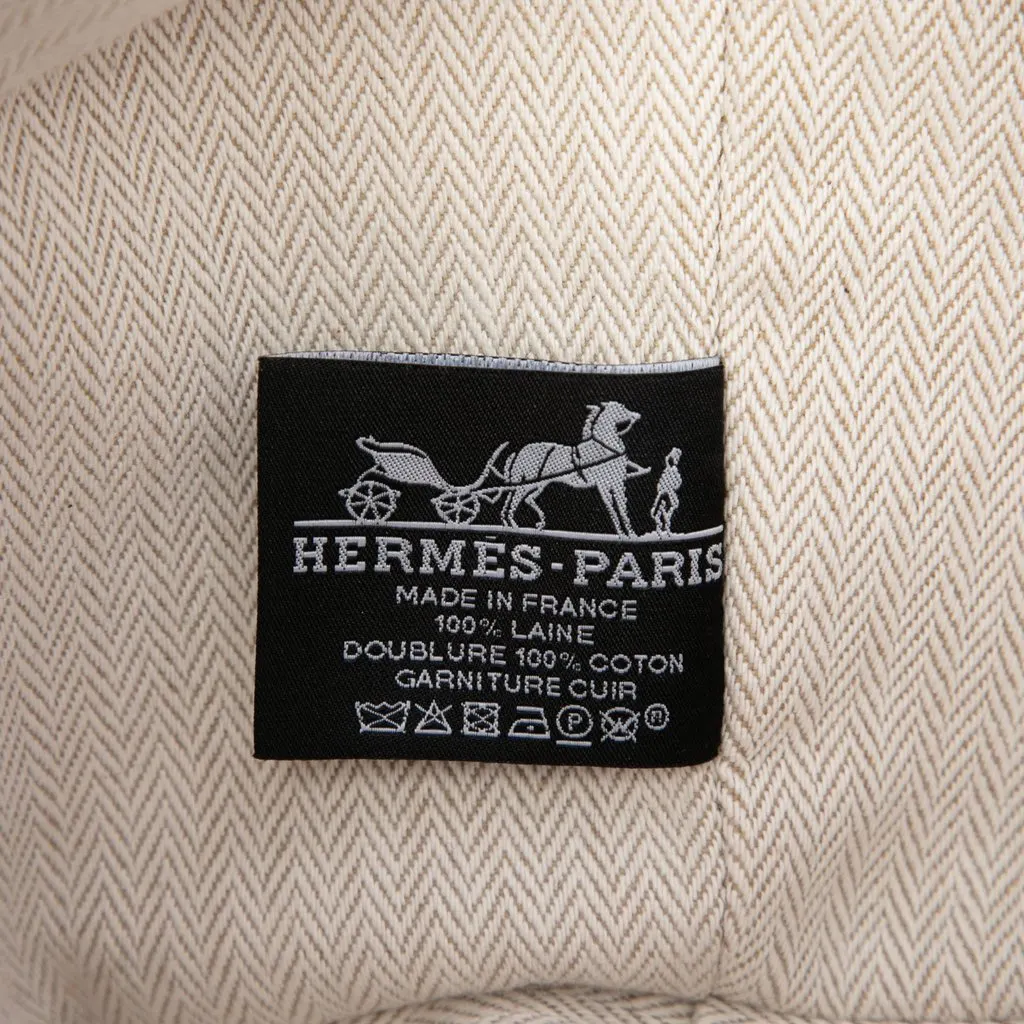 Hermès Small Wool Bride A Brac Au Carre Case Beige Very good - Box View