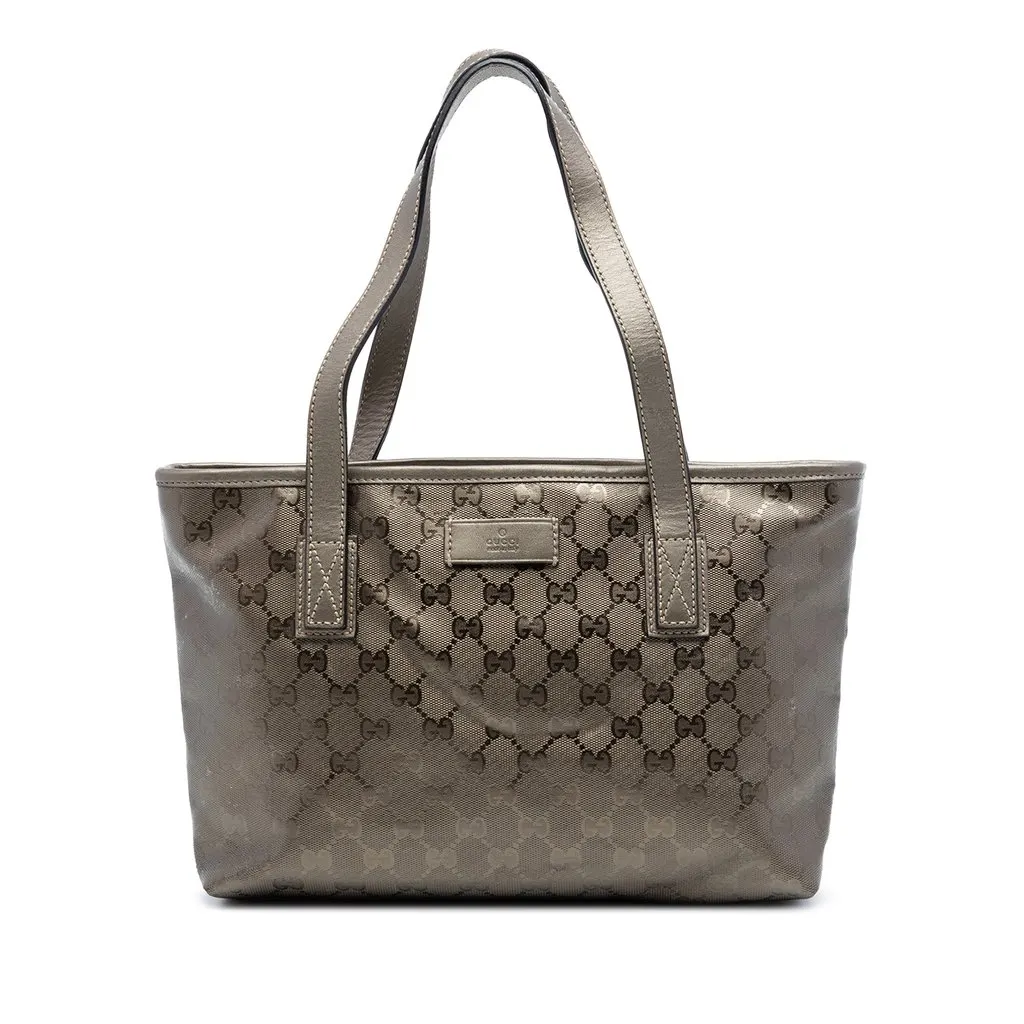 Gucci GG Imprime Tote Brown Very good - Front View