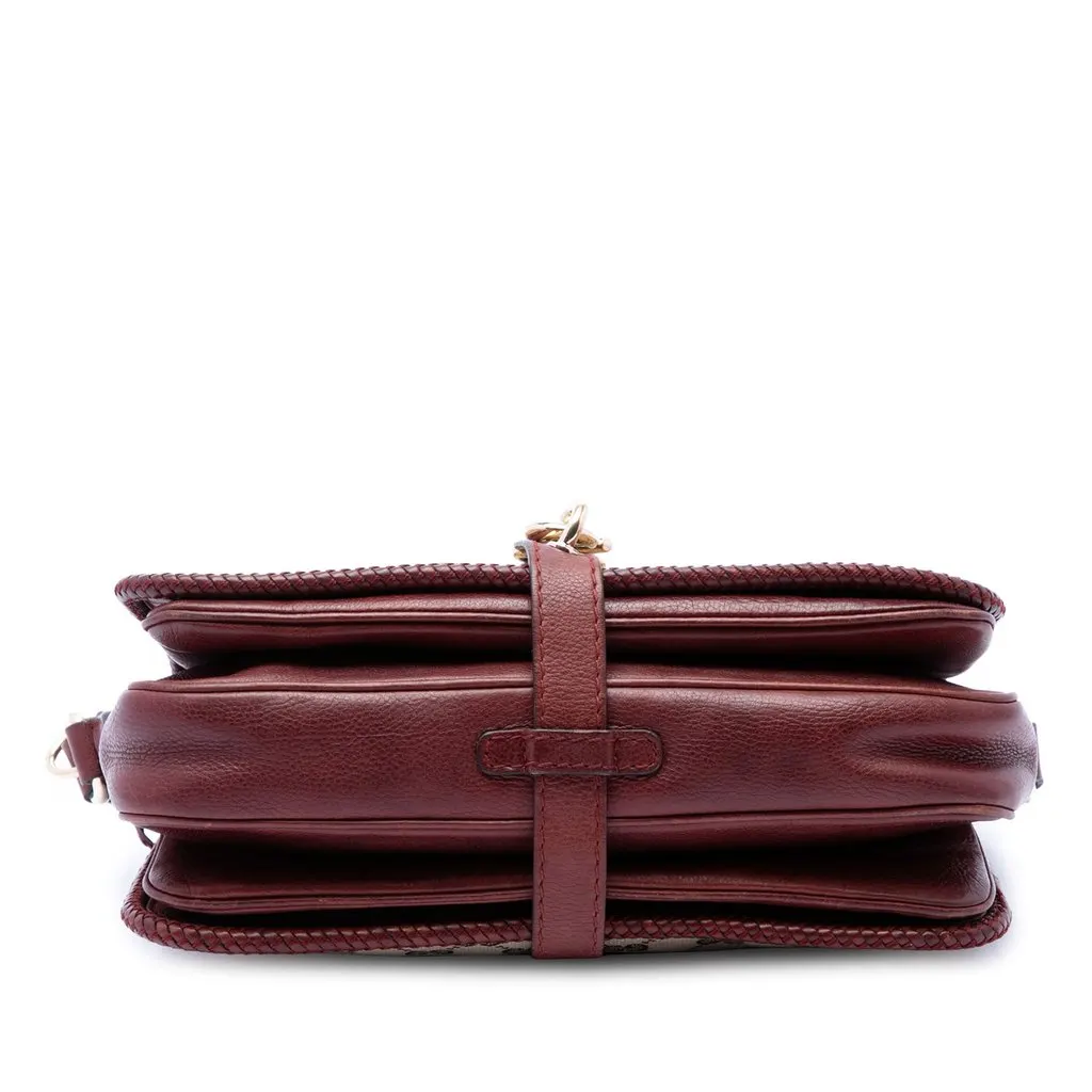 Gucci GG Canvas Marrakech Crossbody Beige Very good - Inside View