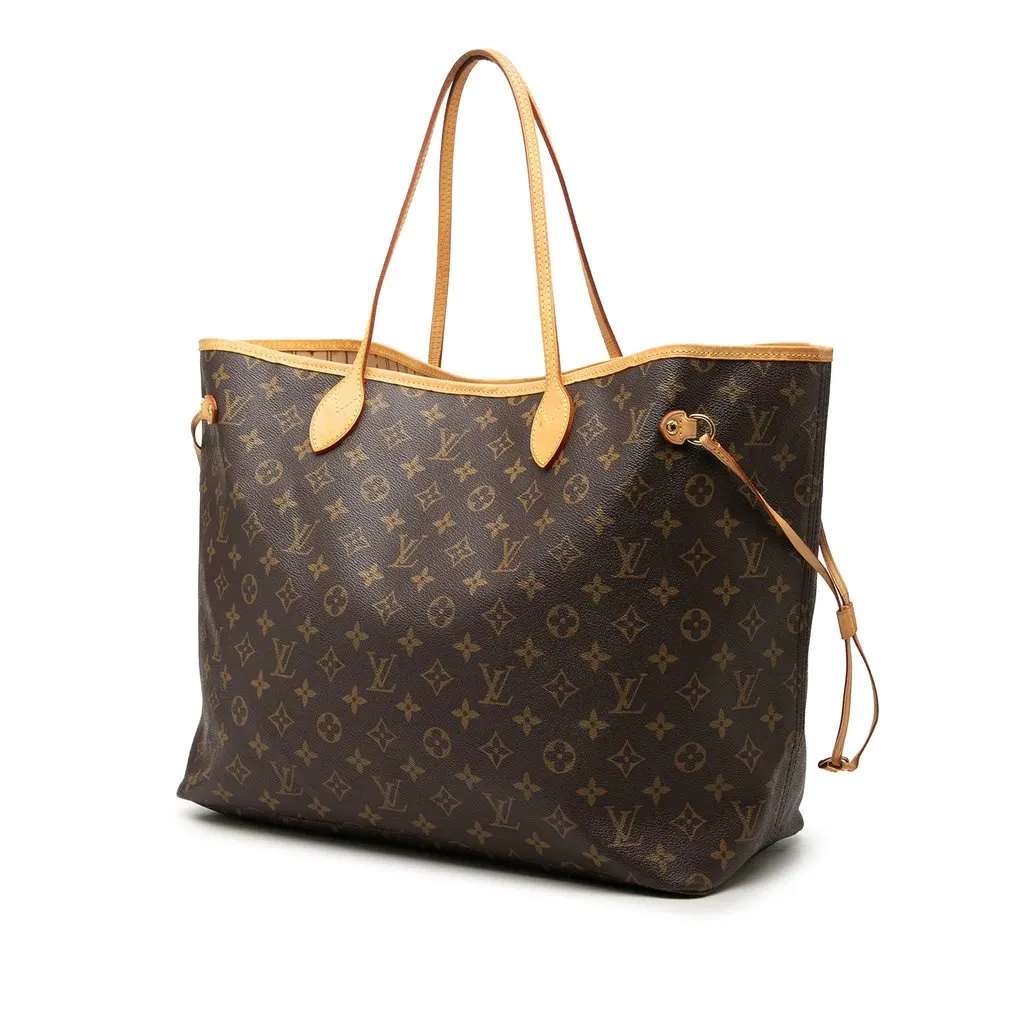 Louis Vuitton Monogram Neverfull GM Brown Very good - Back View