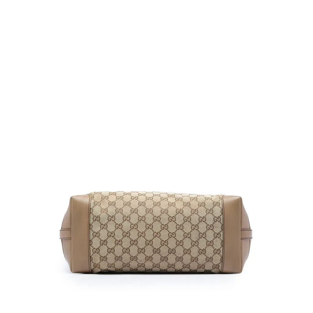 Gucci Medium GG Canvas Craft Tote Beige Very good - Inside View