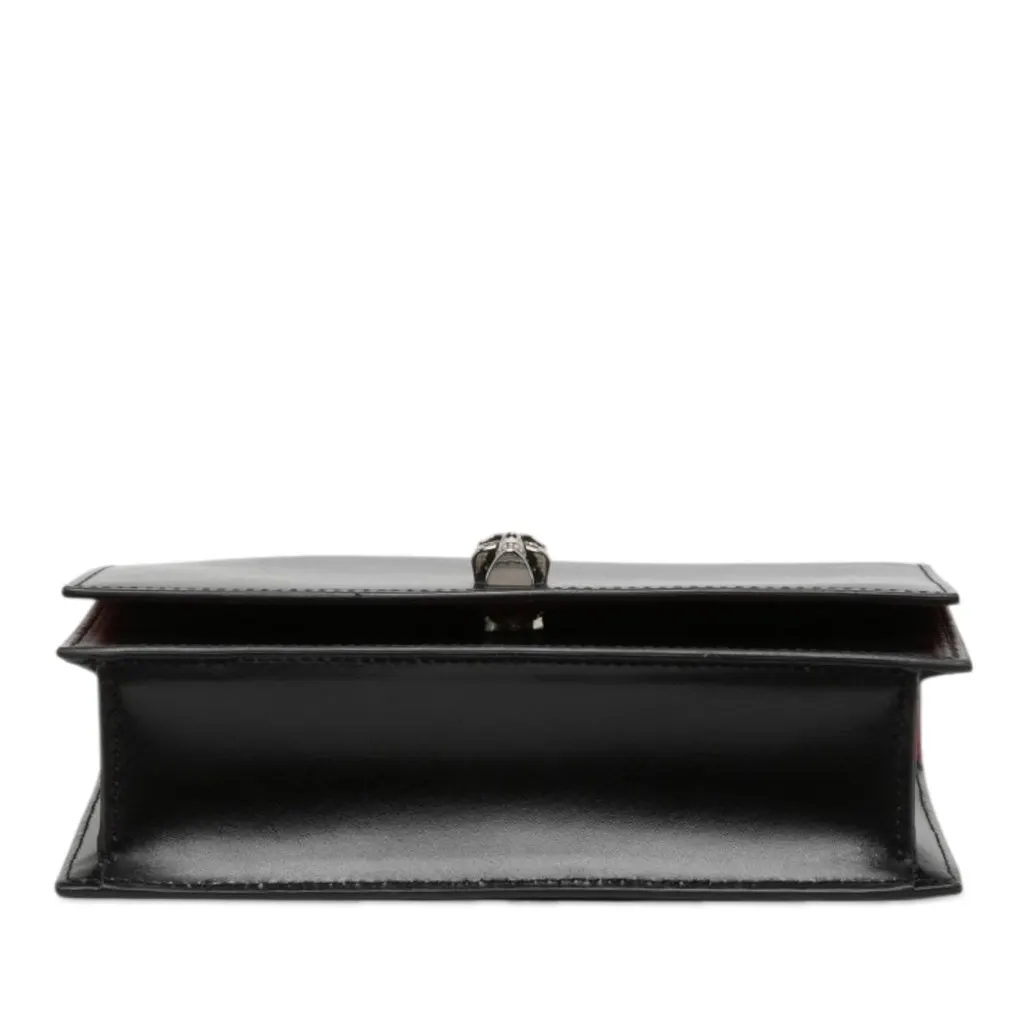 Alexander McQueen Leather Biker Skull Shoulder Bag Black Leather Very good - Inside View