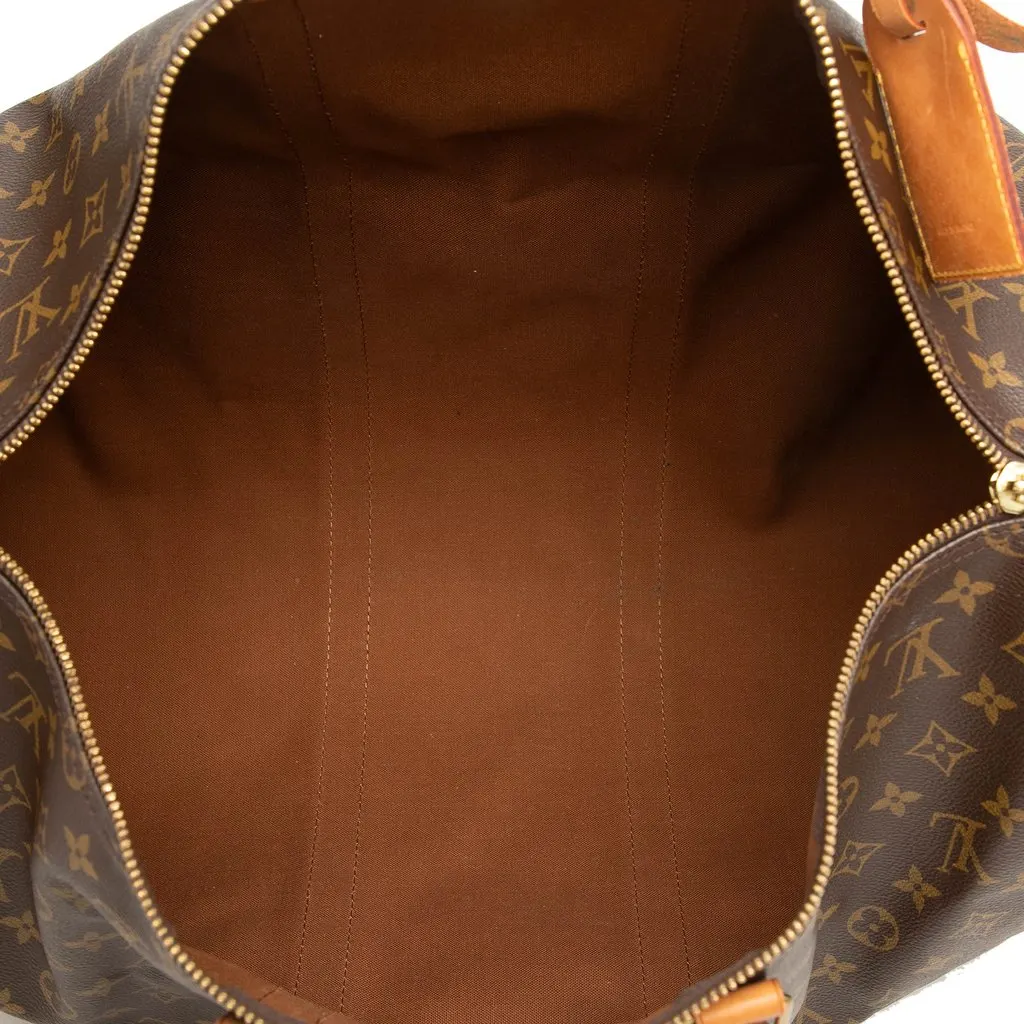 Louis Vuitton Monogram Keepall Bandouliere 50 Brown Very good - Model View