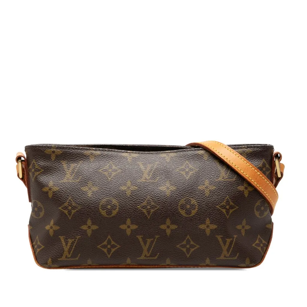 Louis Vuitton Monogram Trotteur Brown Canvas Very good - Front View