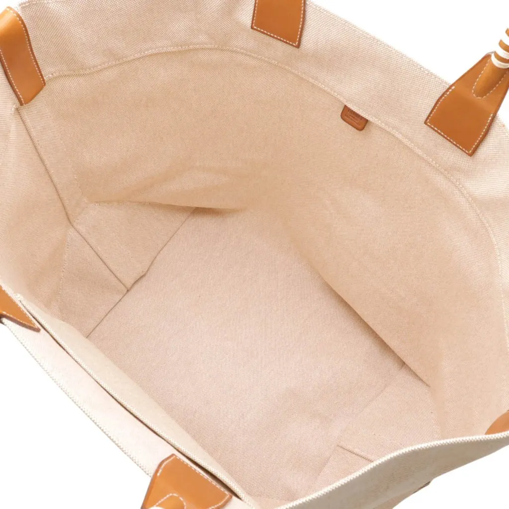 Hermès Limited Edition Toile Sac Steeple 42 Beige Very good - Model View