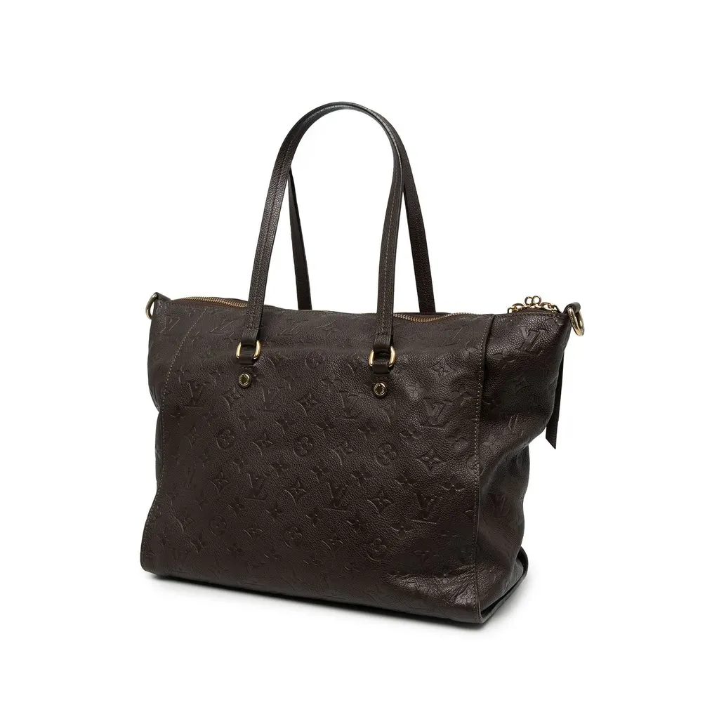 Louis Vuitton Monogram Empreinte Lumineuse PM Brown Leather Good - Back View