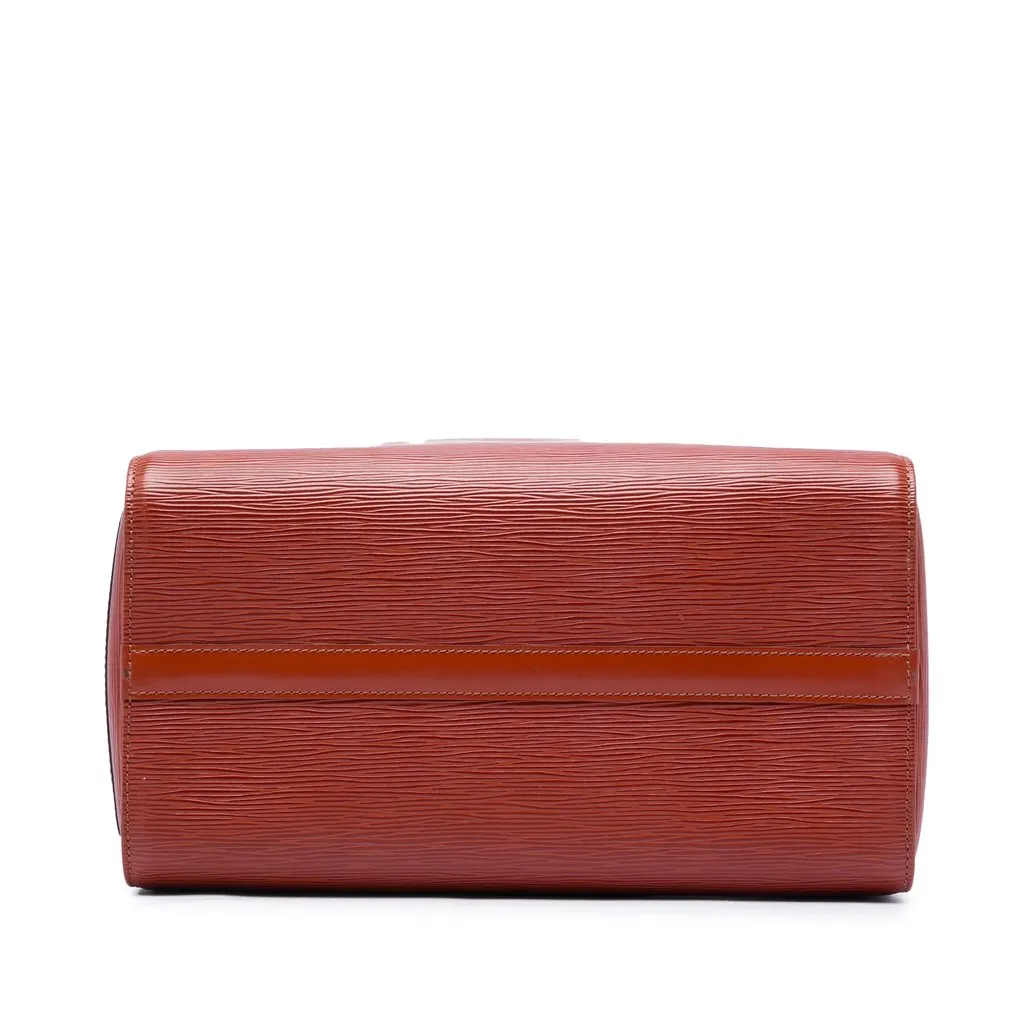 Louis Vuitton Epi Speedy 35 Brown Leather Very good - Inside View