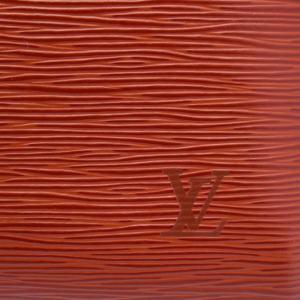 Louis Vuitton Epi Speedy 35 Brown Leather Very good - Box View