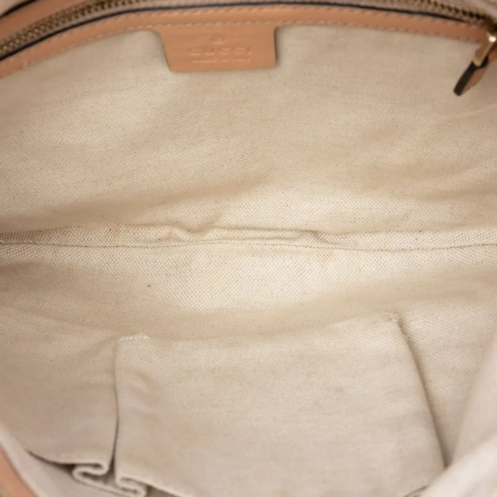 Gucci GG Canvas Lovely Crossbody Brown Good - Model View