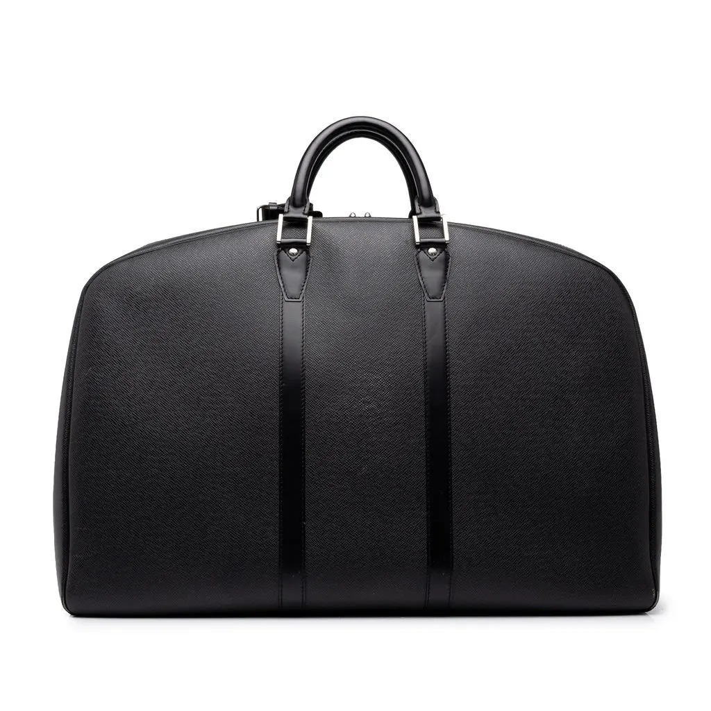 Louis Vuitton Taiga Helanga 1 Poche Black Leather Good - Front View