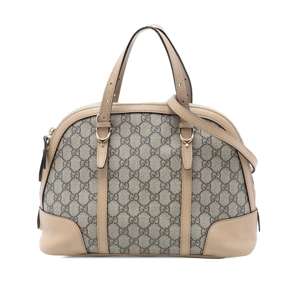 Gucci Small GG Supreme Nice Dome Satchel Beige Very good - Front View