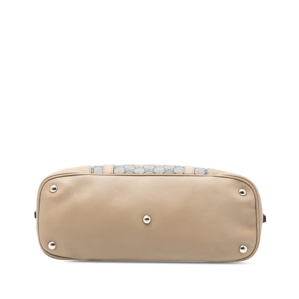 Gucci Small GG Supreme Nice Dome Satchel Beige Very good - Inside View