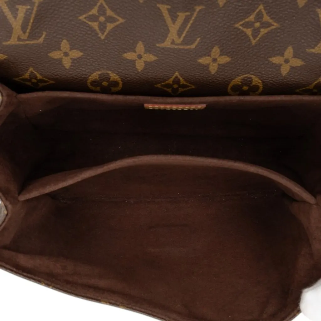 Louis Vuitton Monogram Pochette Metis Brown Very good - Model View