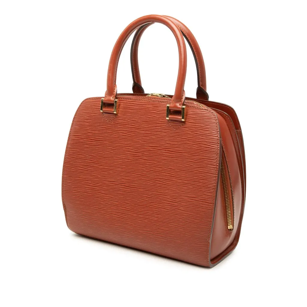Louis Vuitton Epi Pont Neuf PM Brown Leather Very good - Back View