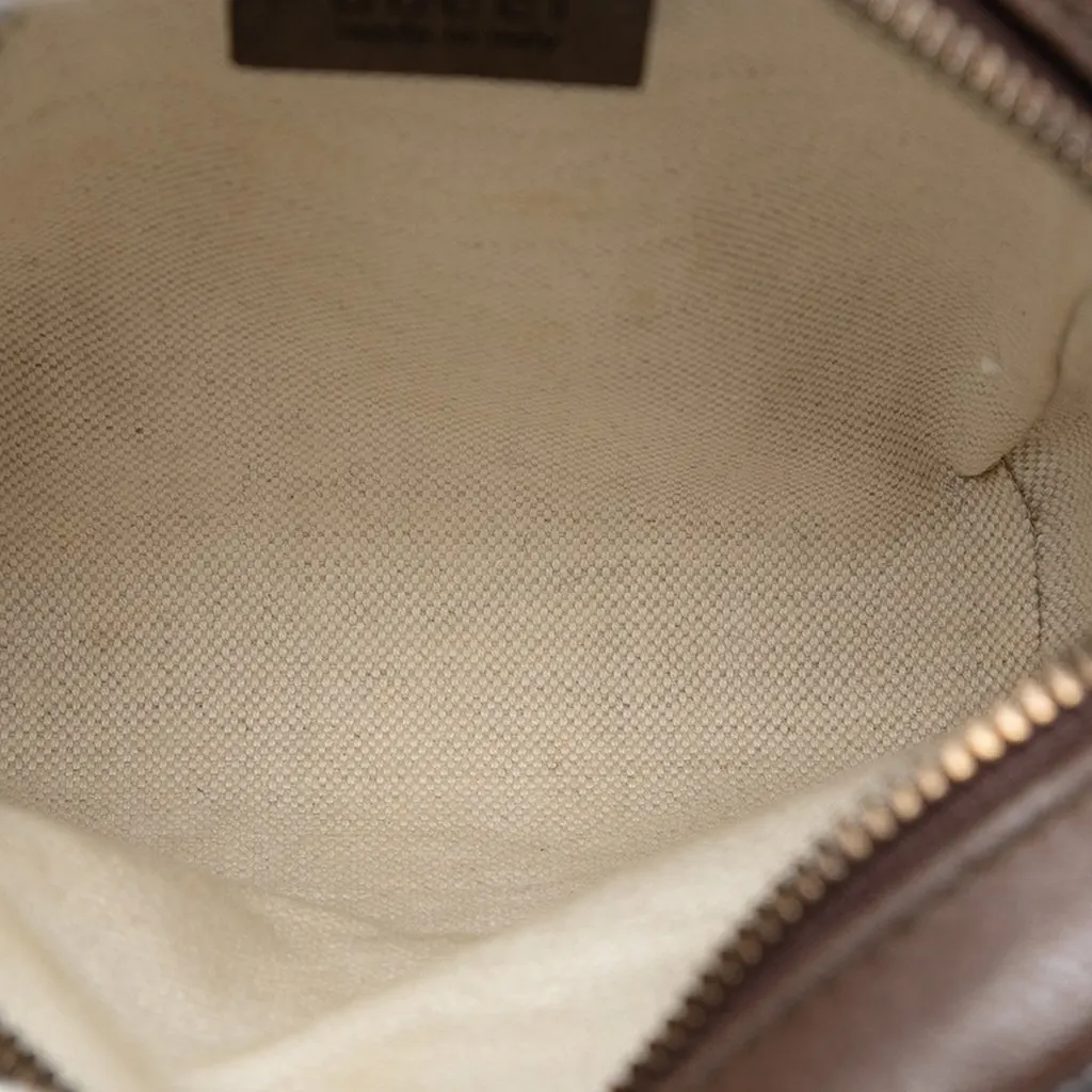 Gucci Mini GG Supreme Web Ophidia Crossbody Beige Very good - Model View