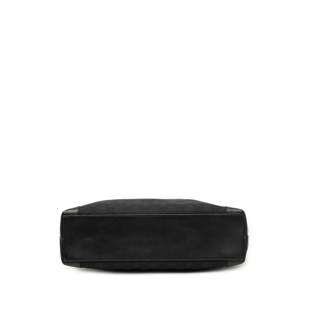 Gucci GG Canvas Tote Black Canvas Good - Inside View