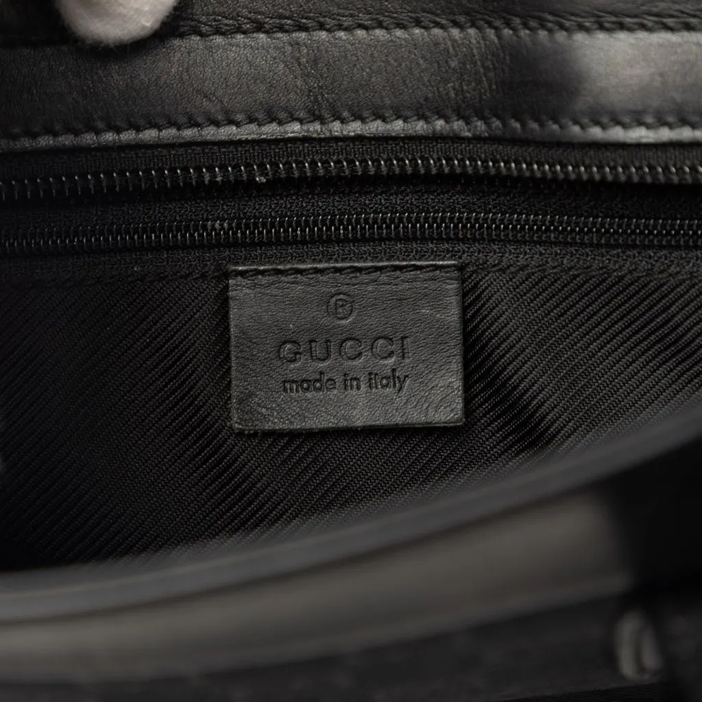 Gucci GG Canvas Tote Black Canvas Good - Box View