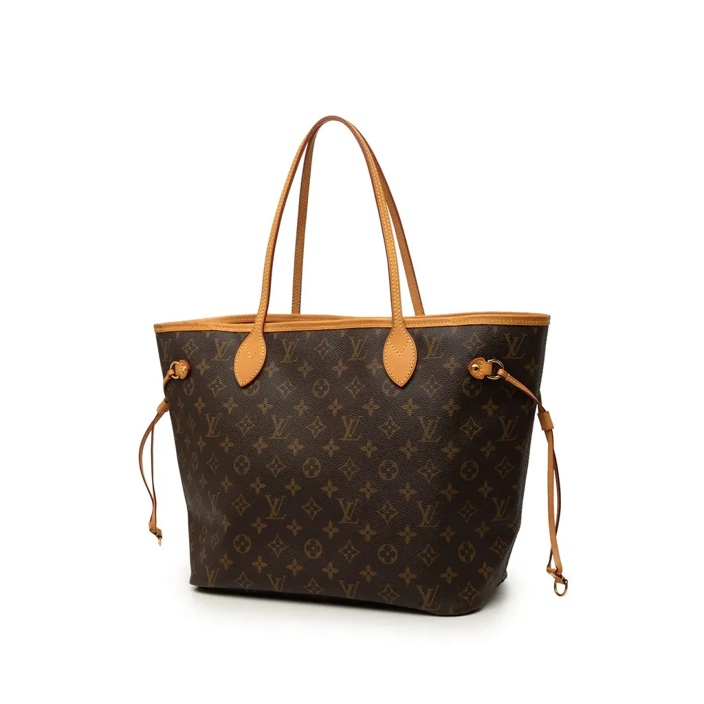 Louis Vuitton Monogram Neverfull MM Brown Very good - Back View