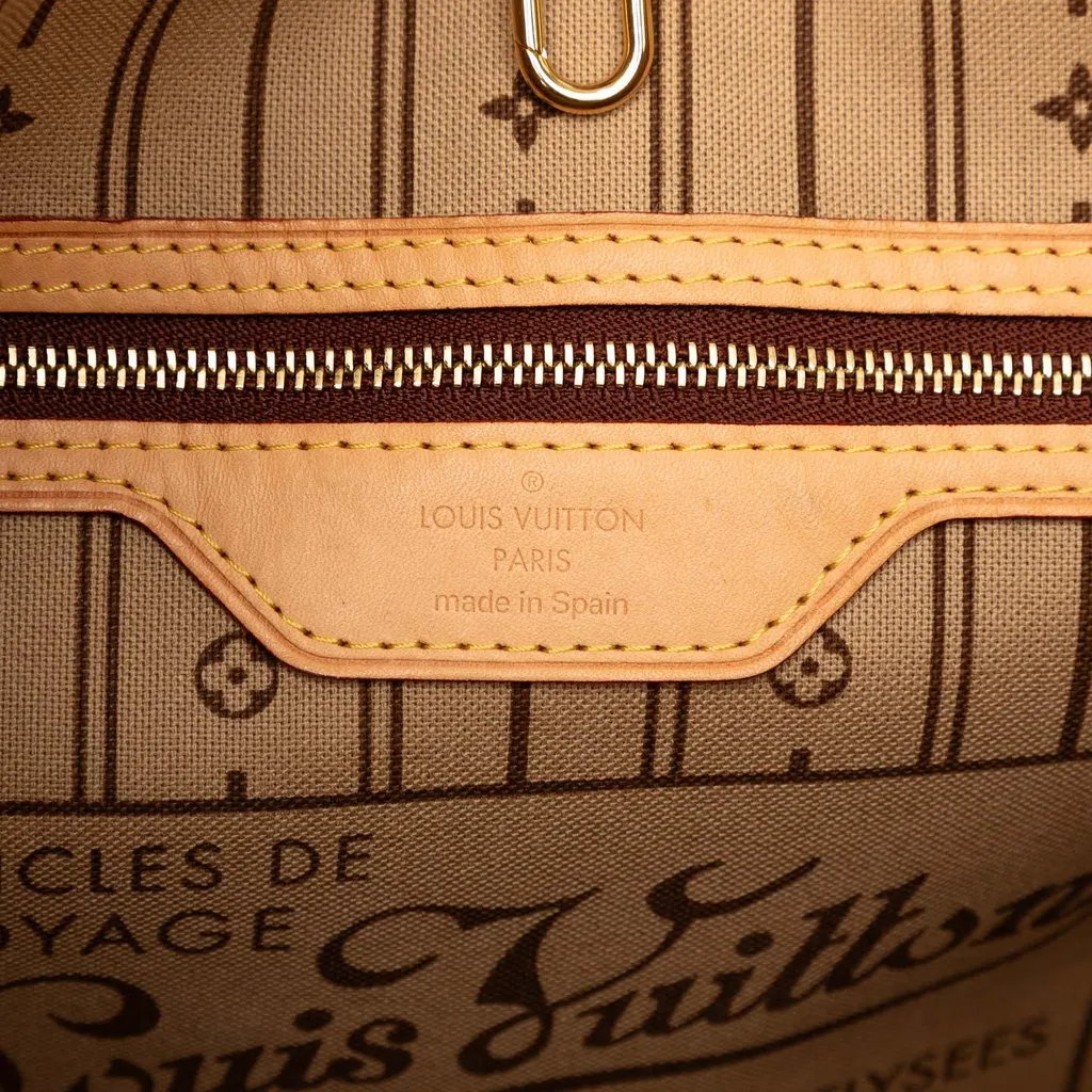 Louis Vuitton Monogram Neverfull MM Brown Very good - Box View