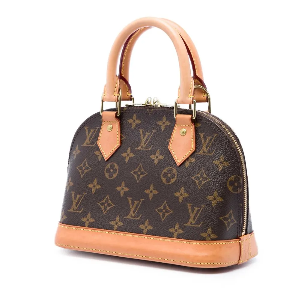 Louis Vuitton Monogram Alma BB Brown Very good - Back View