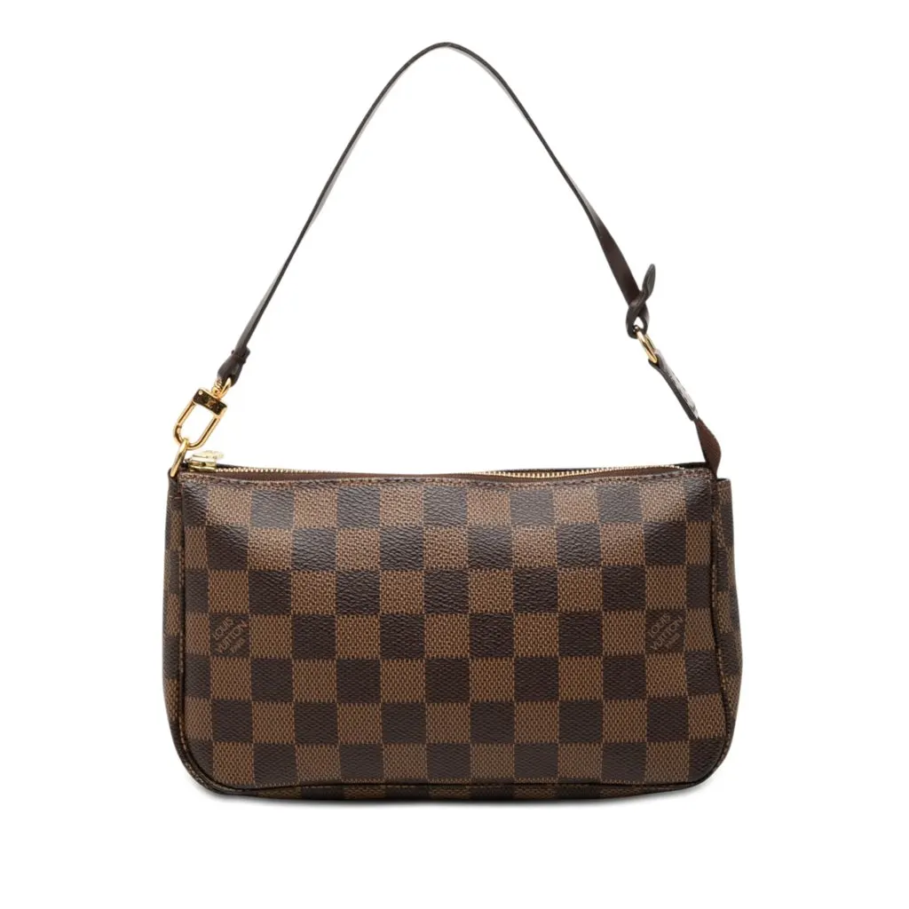Louis Vuitton Damier Ebene Pochette Accessoires Brown Very good - Front View