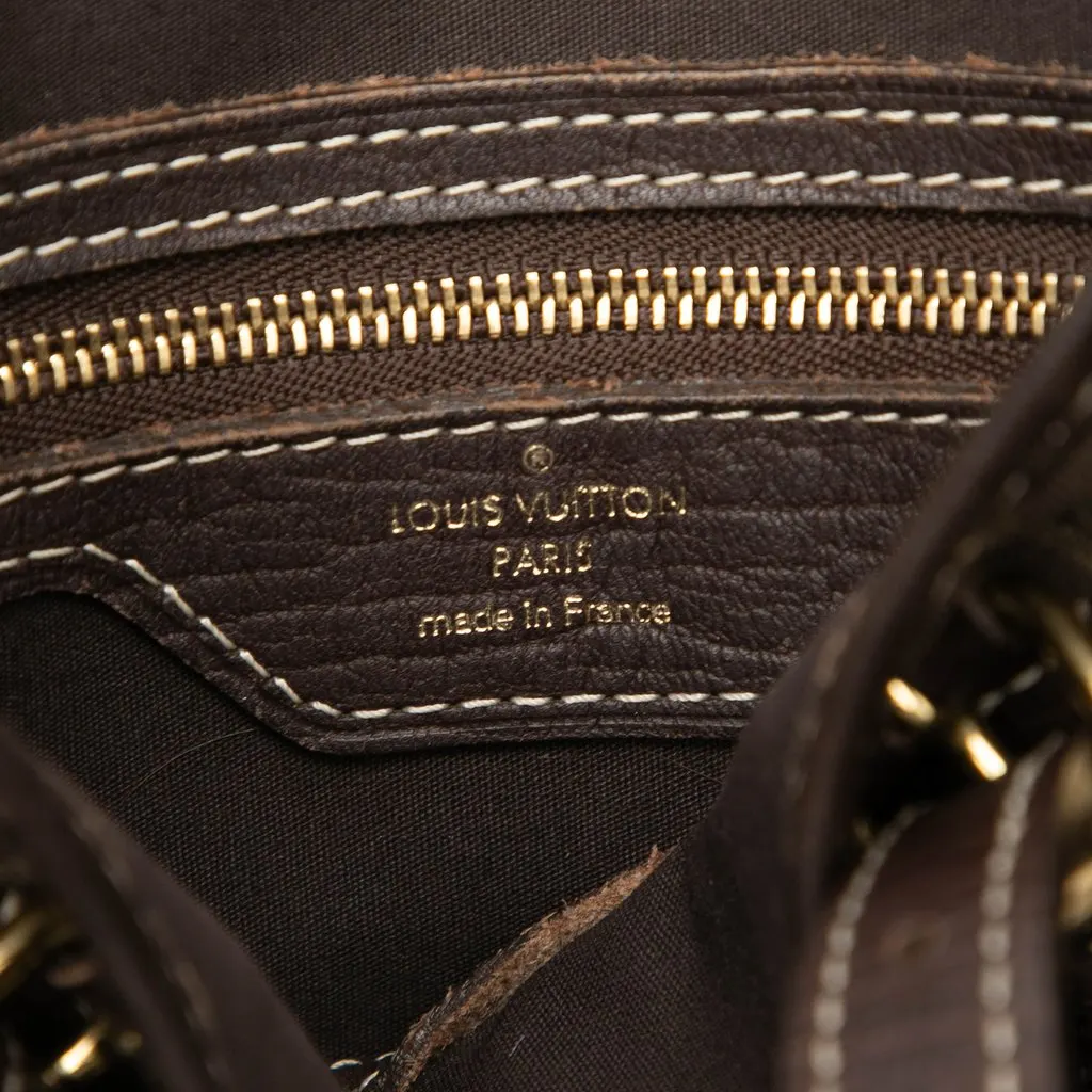 Louis Vuitton Monogram Mini Lin Bucket PM Brown Very good - Box View