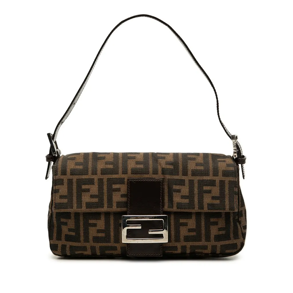 Fendi Zucca Canvas Baguette Brown Very good - Front View