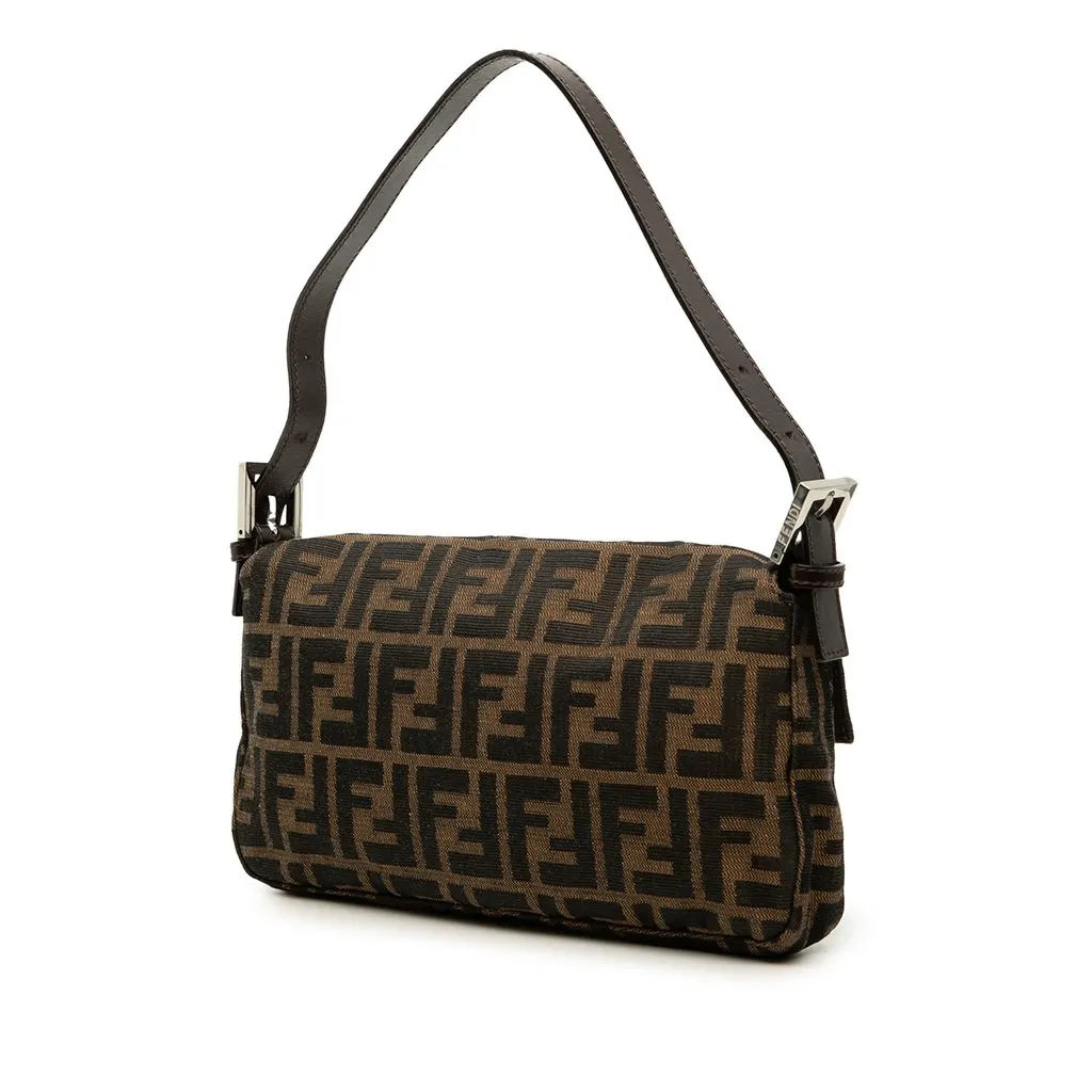 Fendi Zucca Canvas Baguette Brown Very good - Back View