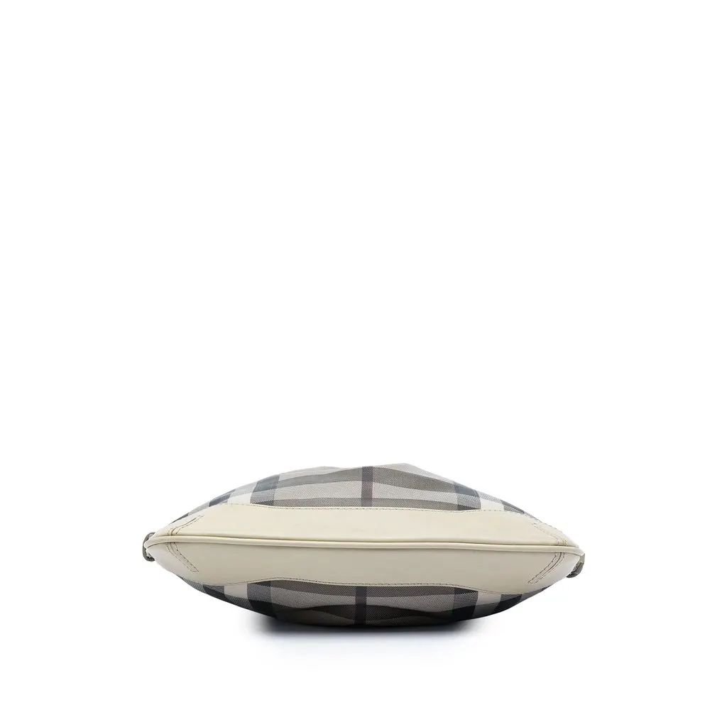 Burberry Smoke Check Coated Canvas Hartham Crossbody Beige Very good - Inside View