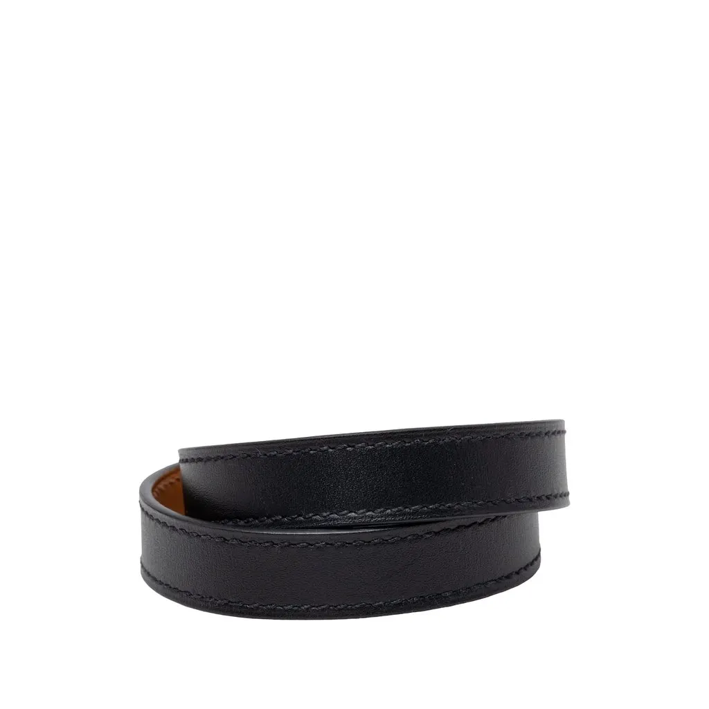Hermès Swift Kelly Double Tour Bracelet Black Leather Very good - Inside View