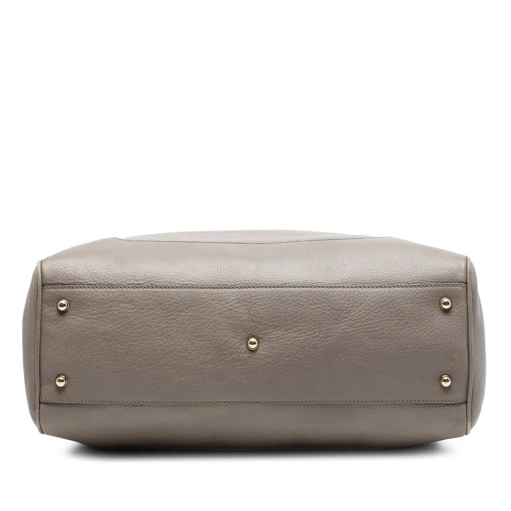 Gucci Calfskin Bamboo Diana Tote Brown Leather Very good - Inside View