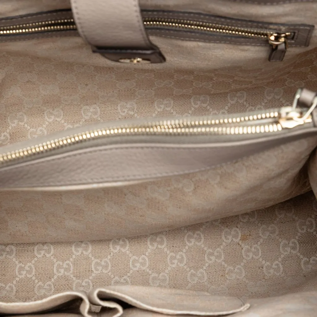 Gucci Calfskin Bamboo Diana Tote Brown Leather Very good - Model View