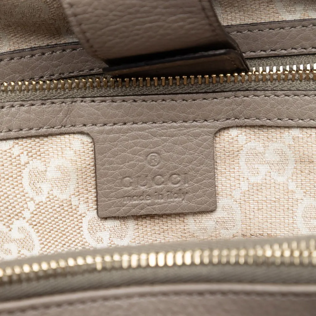 Gucci Calfskin Bamboo Diana Tote Brown Leather Very good - Box View