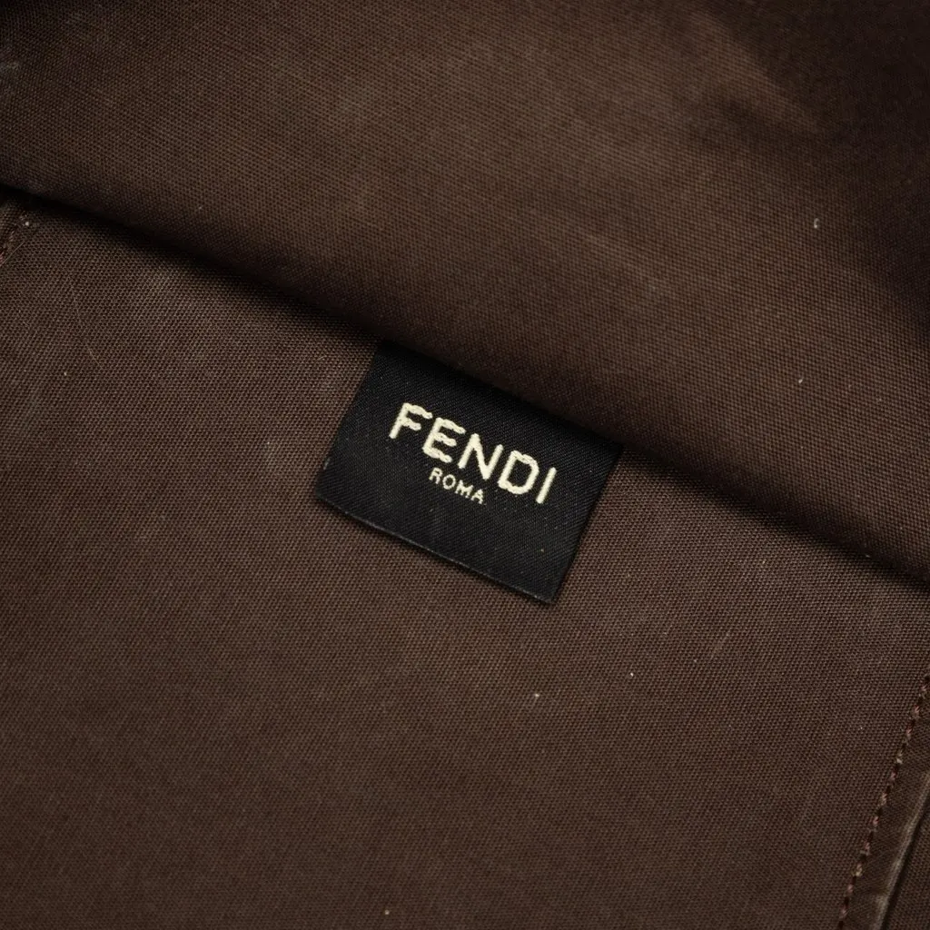 Fendi Medium Canvas Sunshine Shopper Tote Brown Canvas Very good - Box View