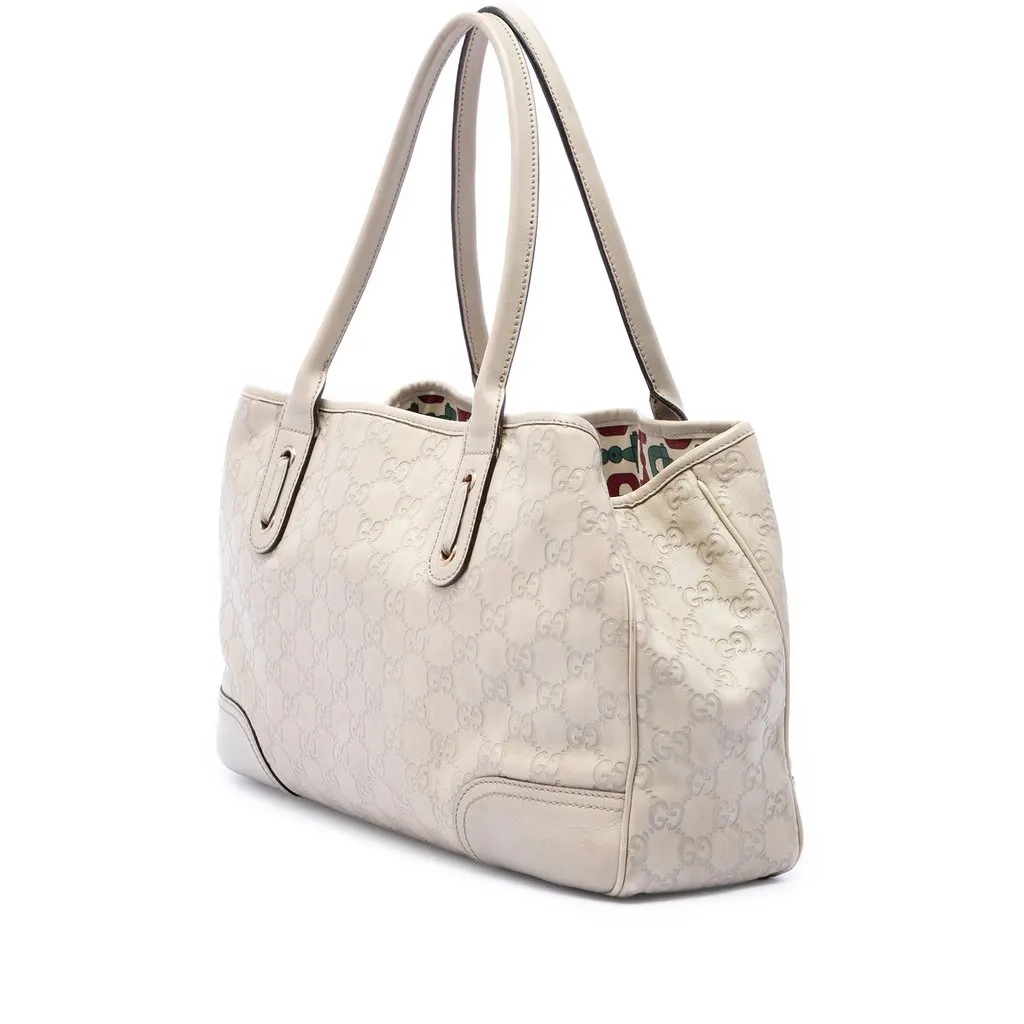 Gucci Guccissima Princy Tote Brown Leather Very good - Back View