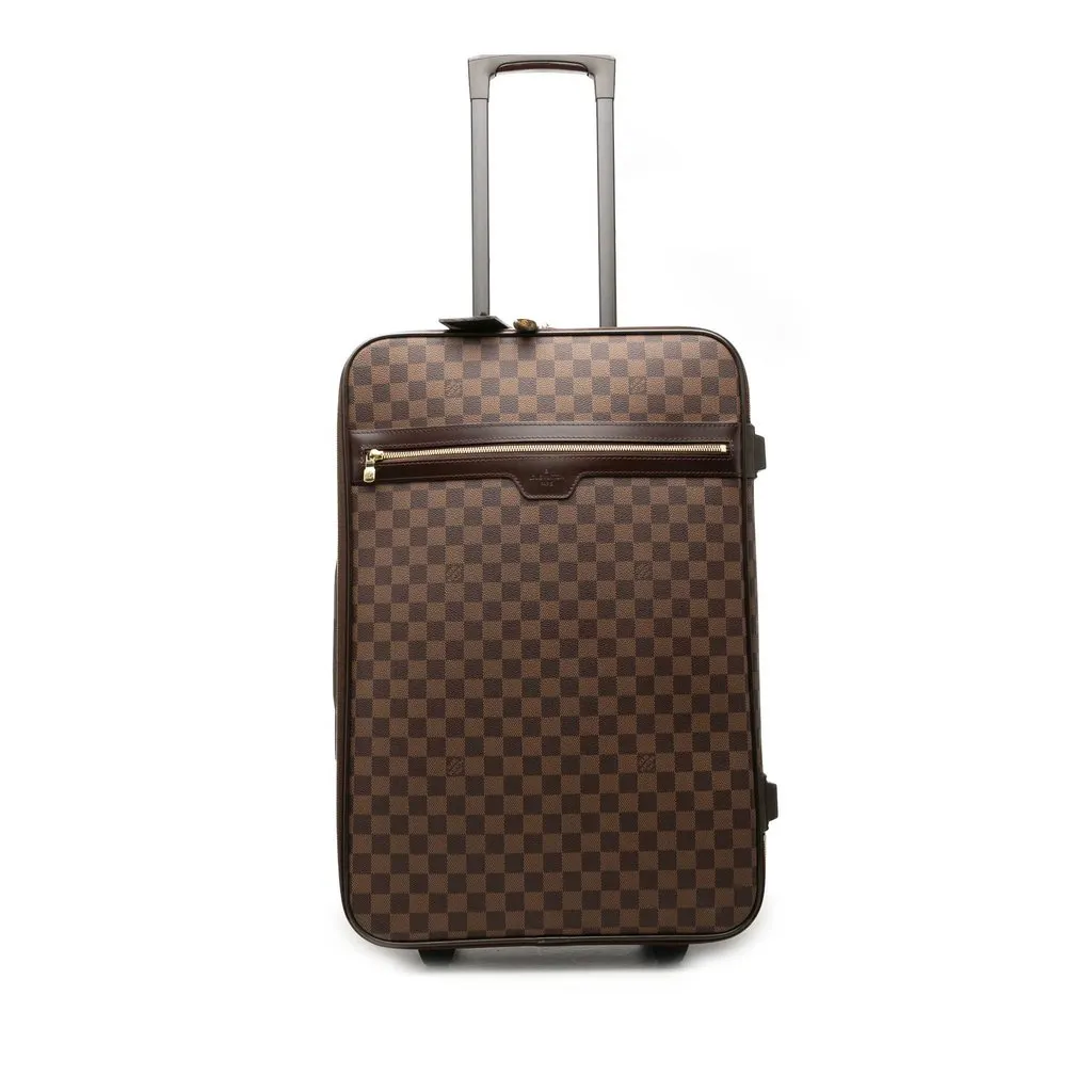 Louis Vuitton Damier Ebene Pegase 55 Brown Very good - Front View