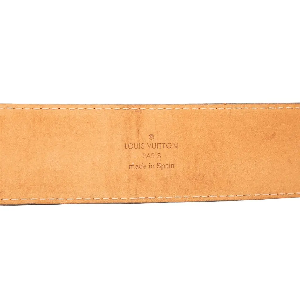 Louis Vuitton Monogram Initiales Reversible Belt Brown Very good - Box View