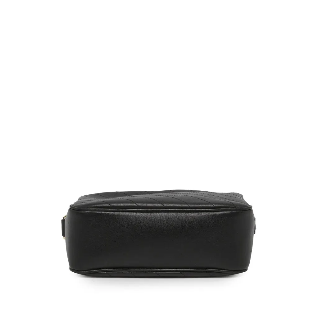 Gucci Small Calfskin Blondie Crossbody Black Leather Good - Inside View