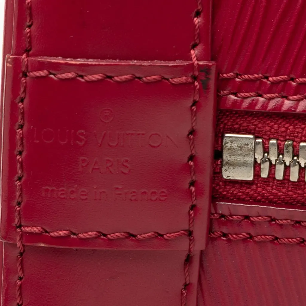 Louis Vuitton Epi Alma PM Red Leather Very good - Box View