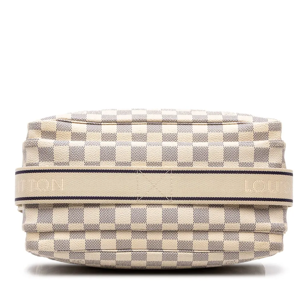 Louis Vuitton Damier Azur Naviglio White Canvas Good - Inside View