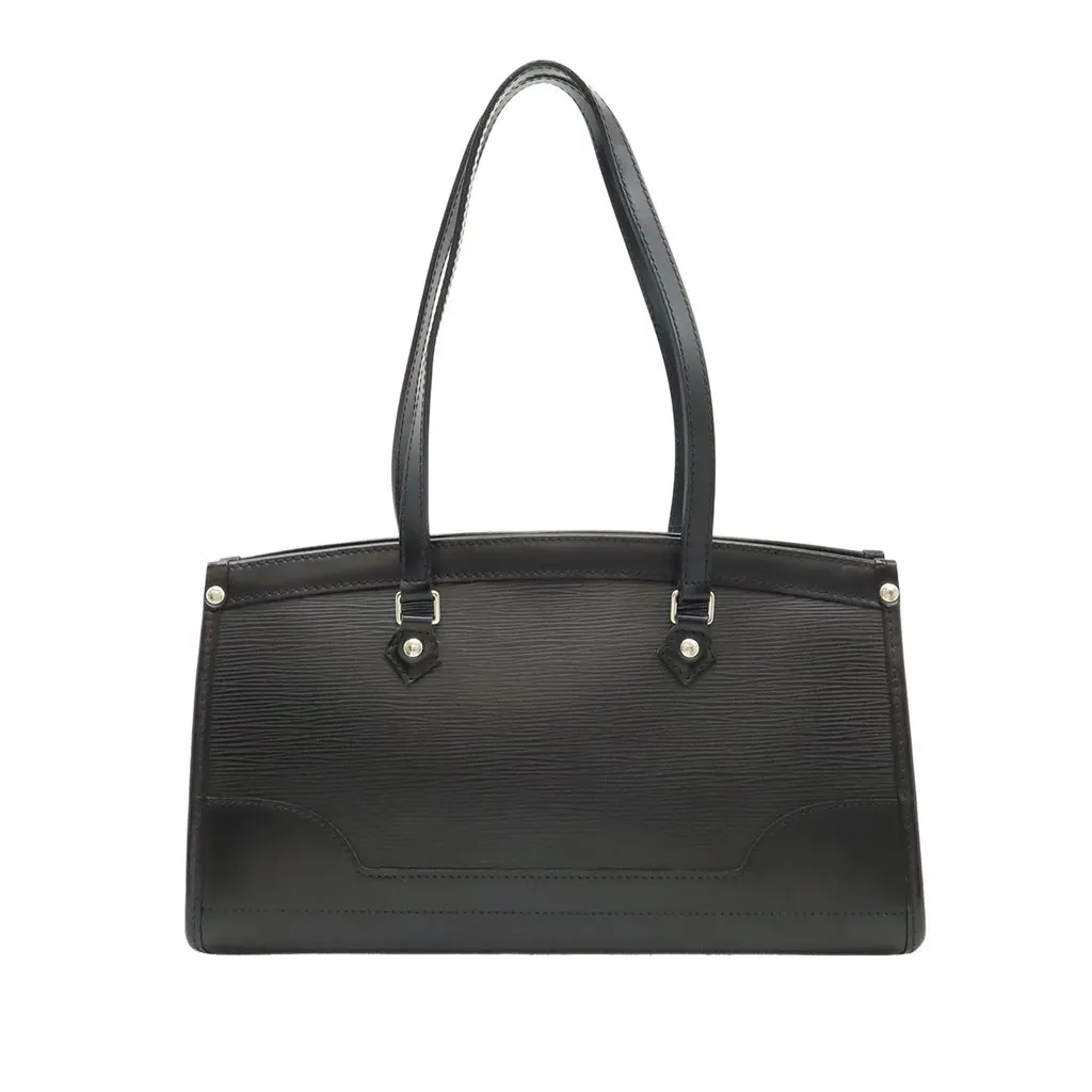 Louis Vuitton Epi Madeleine PM Black Leather Very good - Front View