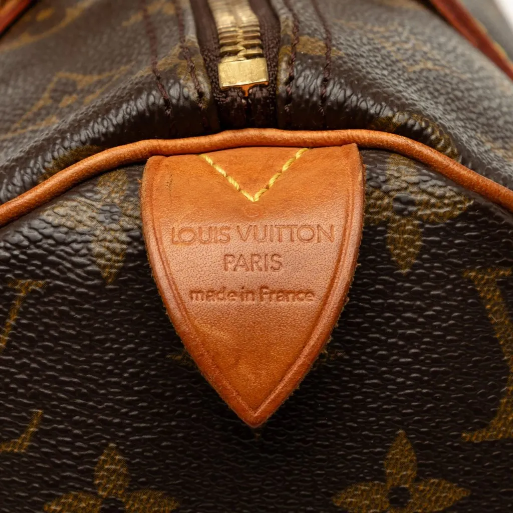 Louis Vuitton Monogram Speedy 30 Brown Canvas Very good - Box View