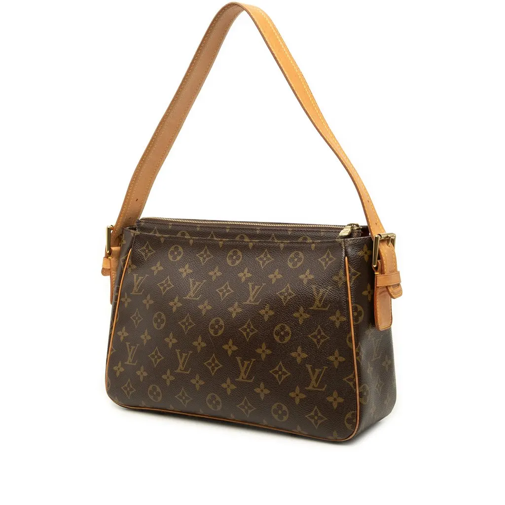 Louis Vuitton Monogram Viva Cite GM Brown Canvas Good - Back View